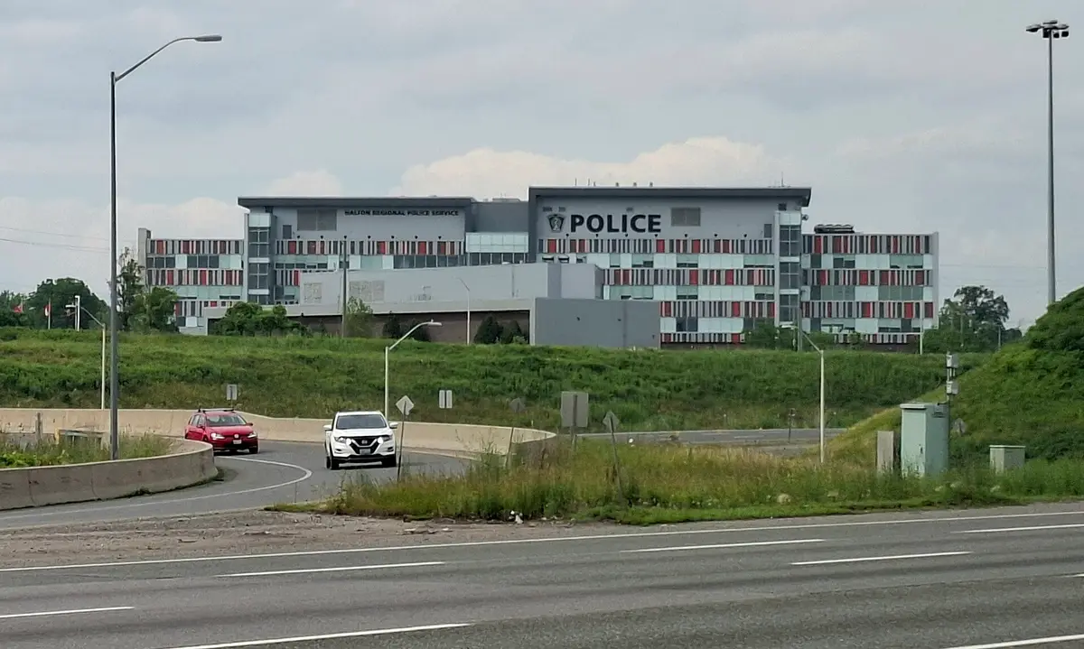 The Halton Regional Police headquarters building